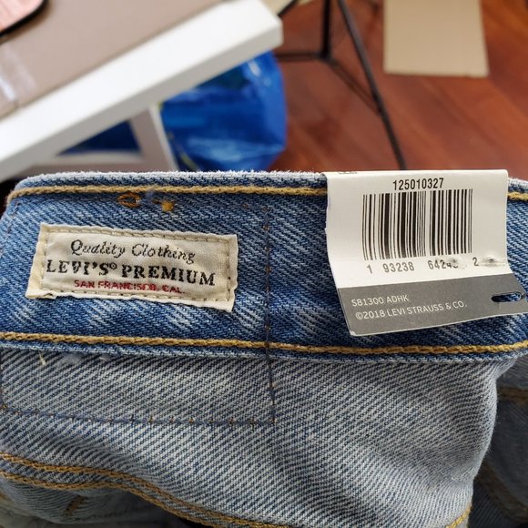 Levi's | Jeans | Nwt Levis 5 High Rise Straight Leg Button Fly Je | Poshmark